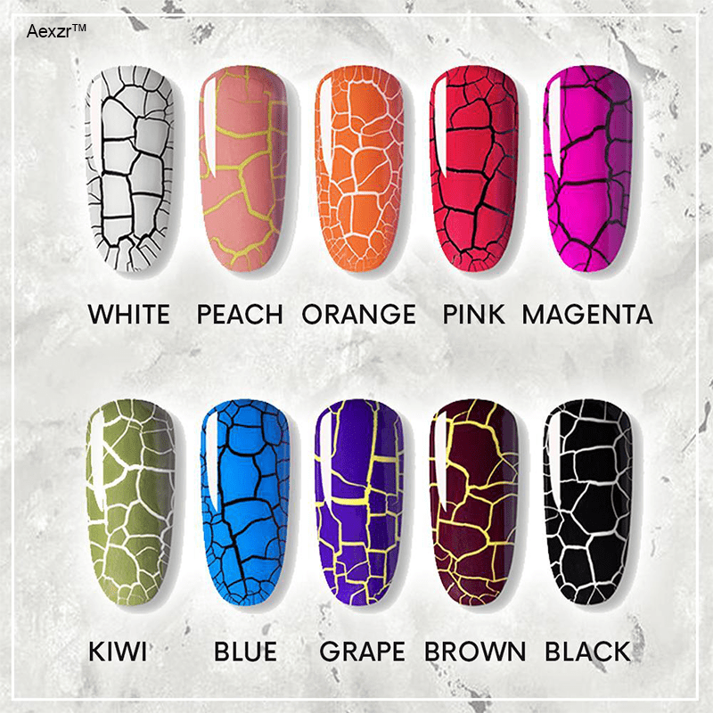 AEXZR™ Crackle Crush Nail Polish