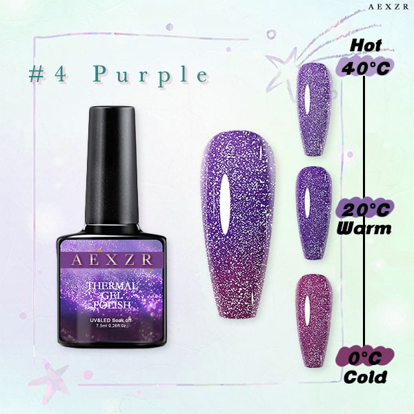 Aexzr™ Color-Changing Thermal Gel Polish