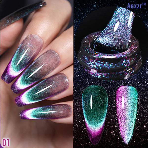 Aexzr™ Starry Galaxy Magnetic Gel Polish Set
