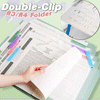 Cithway™ Double-Bar Rotating Clip File Folder