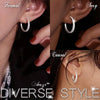 Aexzr™ S925 Silver Sparkling Frosted Earrings