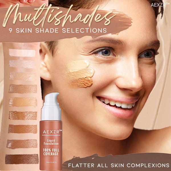 AEXZR™ Full Coverage Matte Liquid Foundation