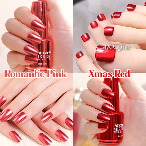Aexzr® Stunning Metallic Mirror Toenails Polish