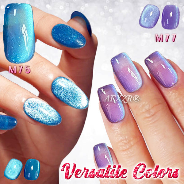 Aexzr® Shimmer Cat Eye Magnetic Nail Polish Kit