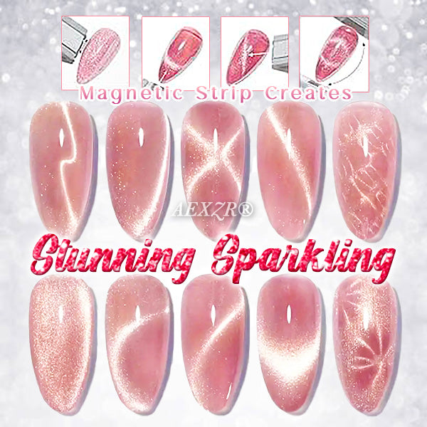 Aexzr® Shimmer Cat Eye Magnetic Nail Polish Kit