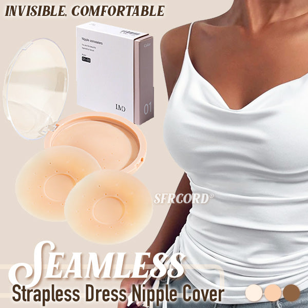 Sfrcord® Seamless Strapless Dress Nipple Cover (1 Pair)