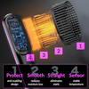 Aexzr™ Portable Cordless Hair Straightener Brush