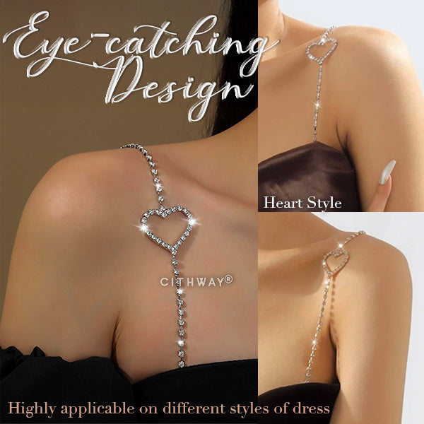 Cithway® Elegant Rhinestone Dress Bra Strap (1 Pair)